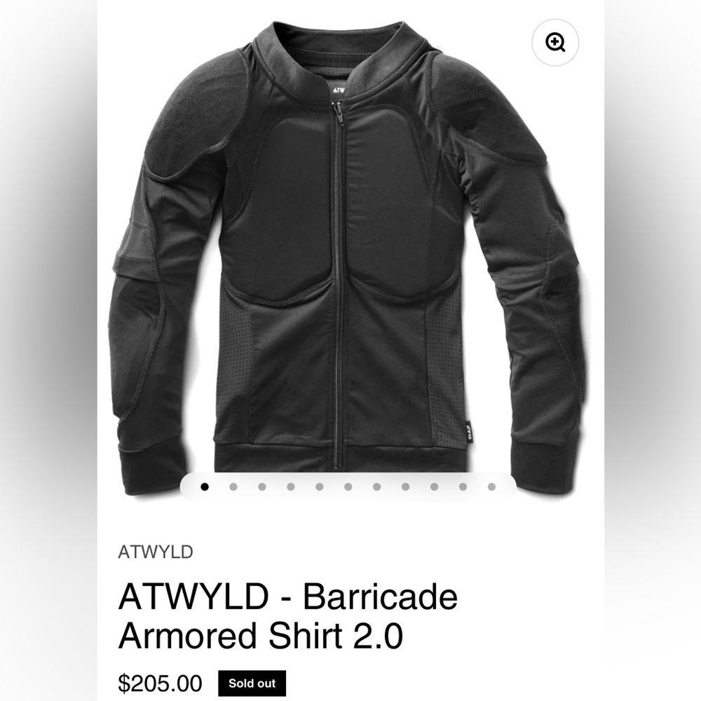 Women's Black Armored Jacket